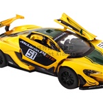 1:31授權聲光合金車(59)McLaren P1 GTR黃