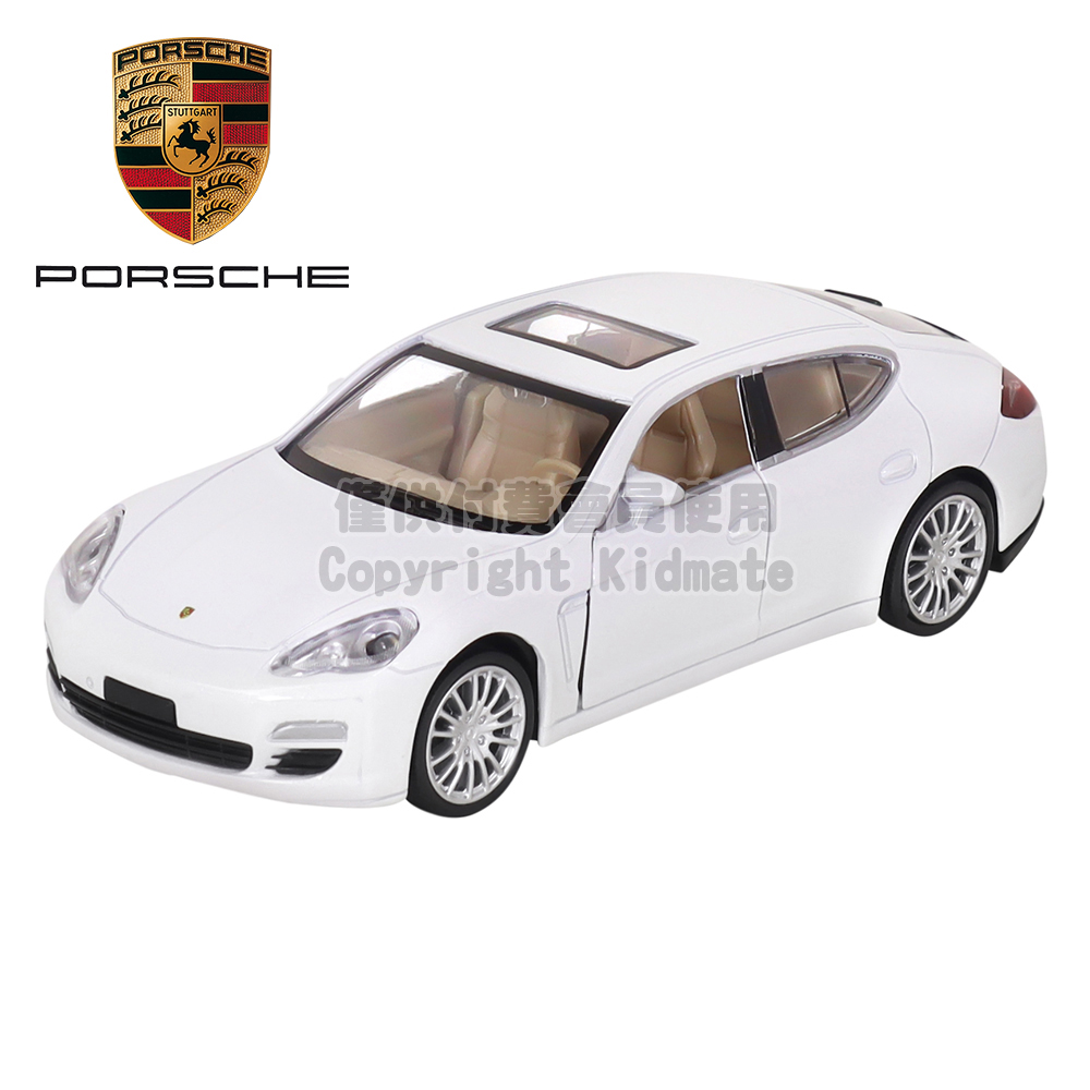 1:32授權聲光合金車(15)Porsche Panamera S白