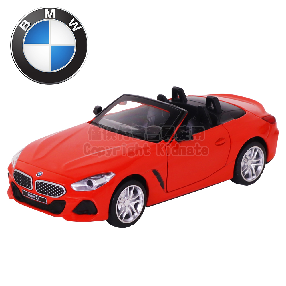 1:30授權聲光合金車(66)BMW Z4 M40i紅
