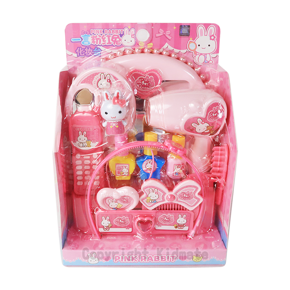 粉紅兔梳妝台
