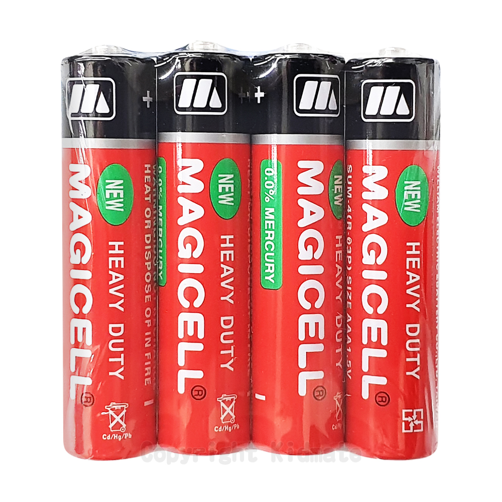 MAGICELL 4號碳鋅電池(一組4顆)
