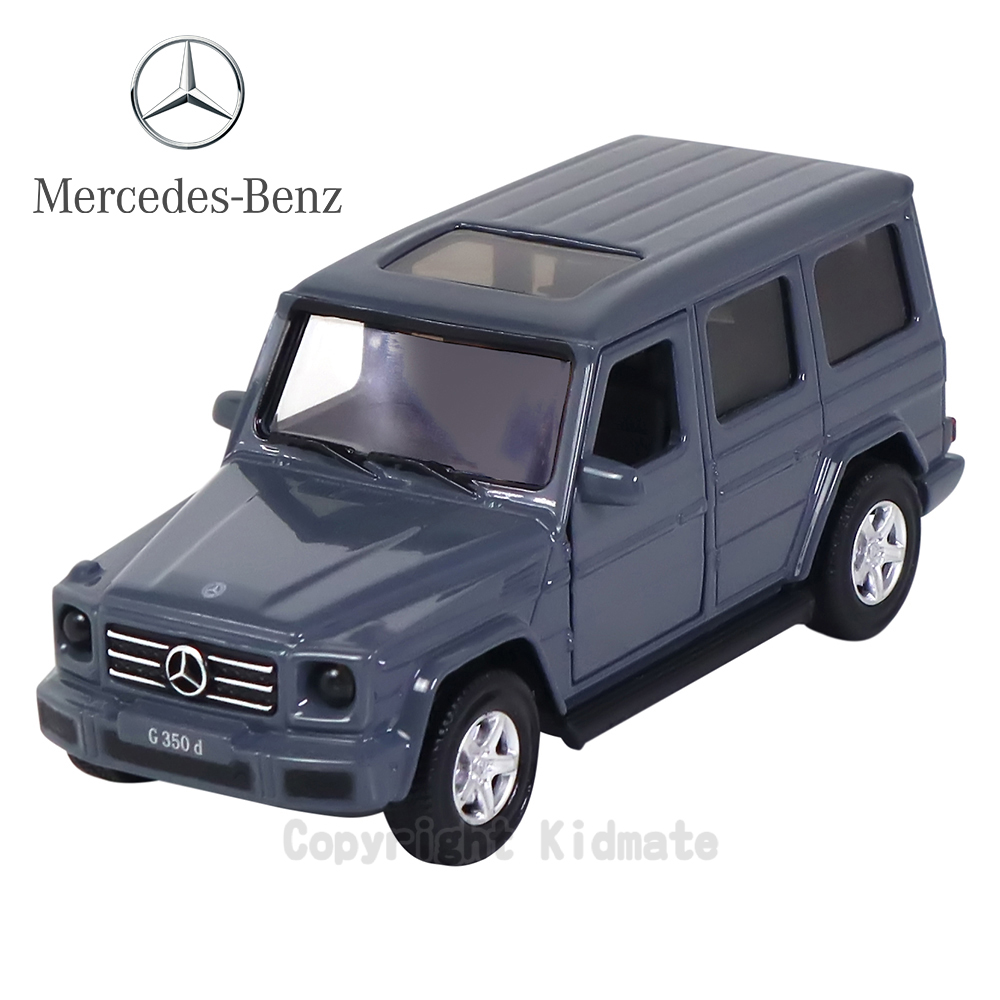 1:42授權合金車(64)Mercedes-Benz G350d灰