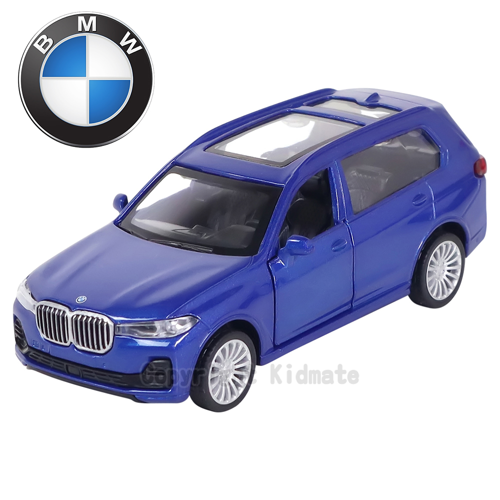 1:44授權合金車(76)BMW X7藍
