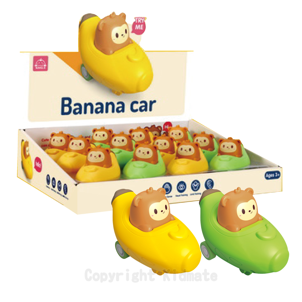 按壓猴子香蕉車(12入/盒)