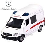 1:53授權合金車(70)Mercedes-Benz Sprinter白(救護車)