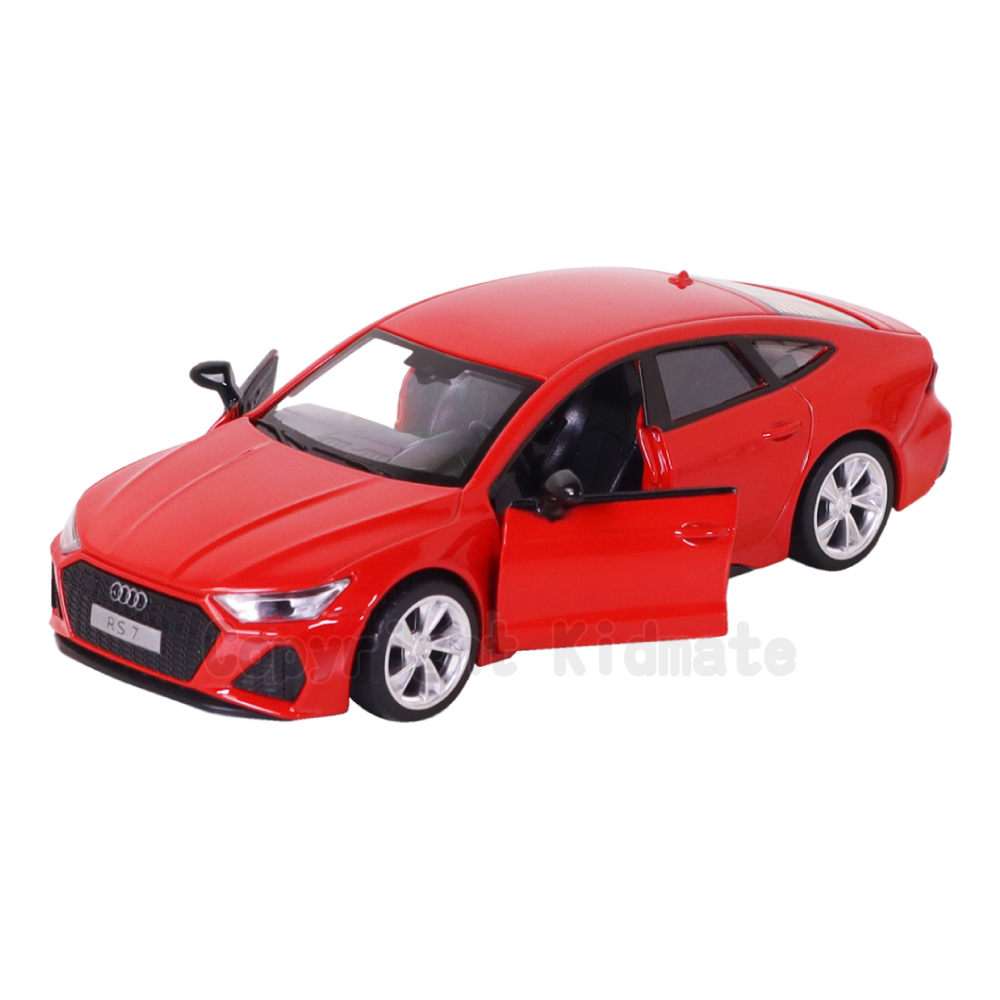 1:35授權聲光合金車(68)Audi RS7 Sportback紅